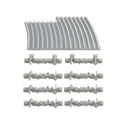 Spoorstaven R24 Halve cirkel met adapters Spoorstaven R24 Halve cirkel met adapters